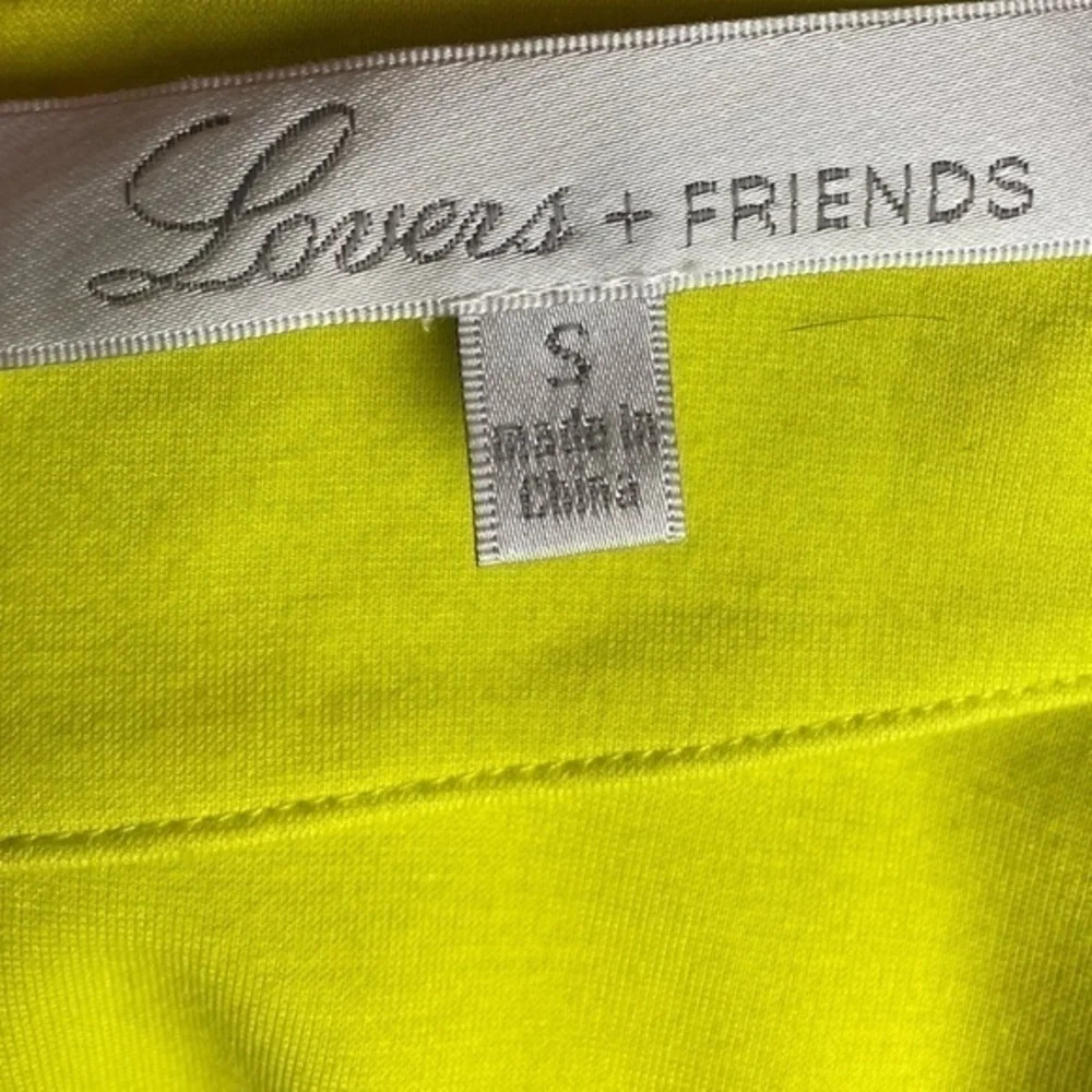 Lovers + Friends • Neon Lime Hartman Mini Skirt - Picture 4 of 4